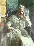 Anders Zorn drottning sofia pa aldre dar oil painting on canvas
